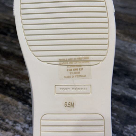 Tory Burch Carter Slip-On Shoes Womens 6.5 Sequin Leather Casual‎ Sneakers NIB - Picture 14 of 15